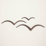 Επιτοίχιο Κεραμικό Διακοσμητικό “Γλάρος” Σε Γκρί Χρώμα - Image 2