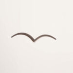 Επιτοίχιο Κεραμικό Διακοσμητικό “Γλάρος” Σε Γκρί Χρώμα