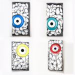 Πίνακας Ζωγραφικής "Μάτι-Βότσαλα"