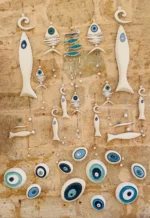 Χειροποίητο Κεραμικό Επιτοίχιο Διακοσμητικό "Ψάρι" - Image 8