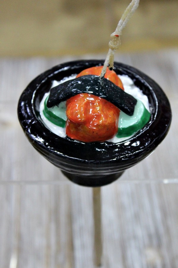 Πασχαλινή λαμπάδα Σούσι σε μπωλάκι