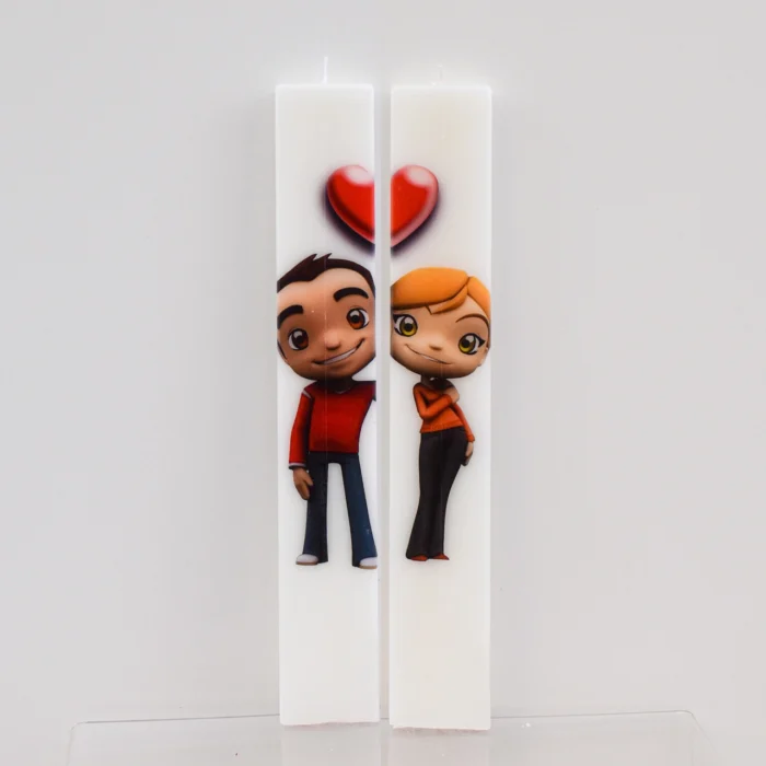 Πασχαλινή Λαμπάδα “Ζευγάρι”