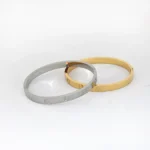 Βραχιόλι Χειροπέδα Σταθερή Από Ατσάλι "Βίδα"