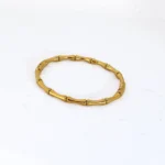 Βραχιόλι Χειροπέδα Σταθερή Από Ατσάλι “Κόκκαλο”