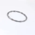 Βραχιόλι Χειροπέδα Σταθερή Από Ατσάλι “Κόκκαλο”