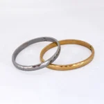 Βραχιόλι Χειροπέδα Σταθερή Από Ατσάλι "Καθρέφτης".