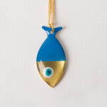 Χειροποίητο Κολιέ Από Ασήμι 925 Επιχρυσωμένο "Ψάρι"