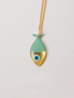 Χειροποίητο Κολιέ Από Ασήμι 925 Επιχρυσωμένο "Ψάρι" - Image 3