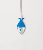 Χειροποίητο Κολιέ Από Ασήμι 925 Επιπλατινωμένο “Ψάρι” - Image 2