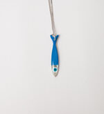 Χειροποίητο Κολιέ Από Ασήμι 925 Επιπλατινωμένο “Σαρδέλα” - Image 2