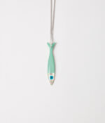 Χειροποίητο Κολιέ Από Ασήμι 925 Επιπλατινωμένο “Σαρδέλα” - Image 3