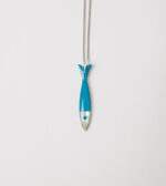 Χειροποίητο Κολιέ Από Ασήμι 925 Επιπλατινωμένο “Σαρδέλα” - Image 6