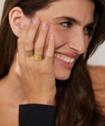 Δαχτυλίδι Από Επιχρυσωμένο Ατσάλι