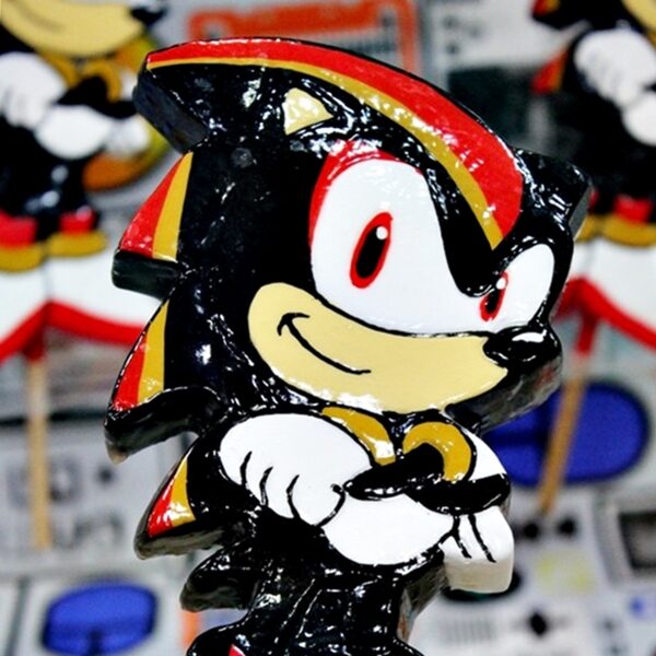 Πασχαλινή Λαμπάδα “Πλακέτα 3D Σκαντζόχοιρος Κόκκινος Sonic”