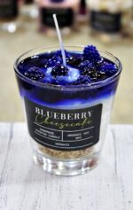 Αρωματικό Κερί Σόγιας & Gel “Blueberry” Σε Ποτήρι - Image 4