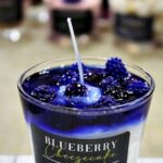 Αρωματικό Κερί Σόγιας & Gel “Blueberry” Σε Ποτήρι