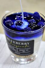 Αρωματικό Κερί Σόγιας & Gel “Blueberry” Σε Ποτήρι - Image 2
