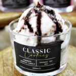 Αρωματικό Κερί Σόγιας Παγωτό “Cookies” Σε Γυάλινο Ποτήρι