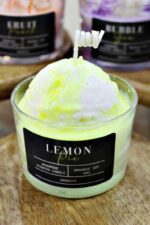 Αρωματικό Κερί Σόγιας Παγωτό “Lemon Pie” Σε Γυάλινο Ποτήρι - Image 4