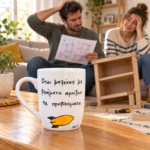 Κούπα Με Ατάκα “Όταν Μπλέκεις Με Βλήματα Αρχίζουν Τα Προβλήματα!”   