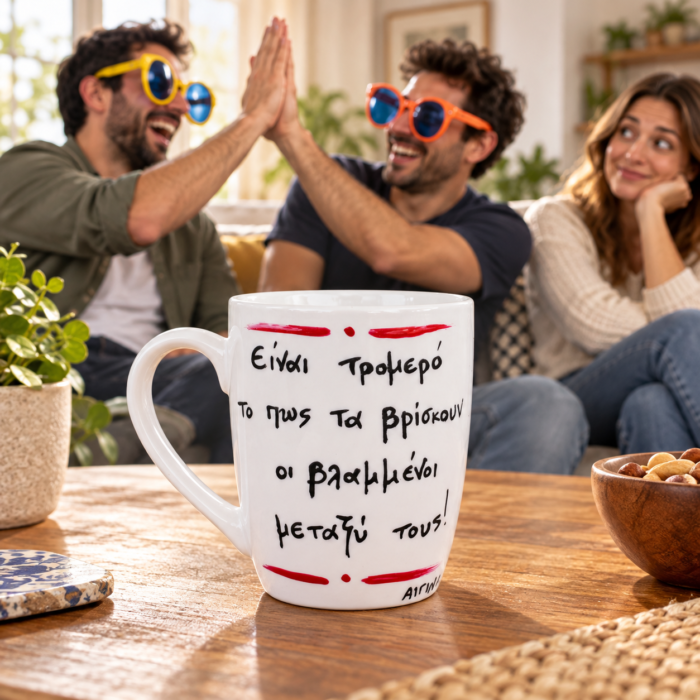 Κούπα Με Ατάκα "Είναι Τρομερό Το Πως Τα Βρίσκουν Οι Βλαμμένοι Μεταξύ Τους!"