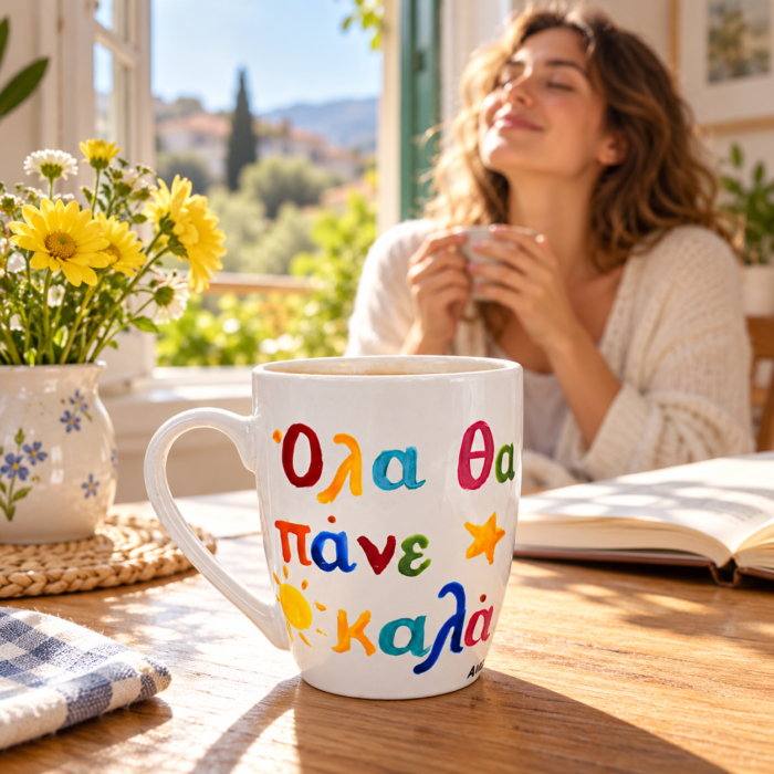 Κούπα Με Ατάκα “Όλα Θα Πάνε Καλά”