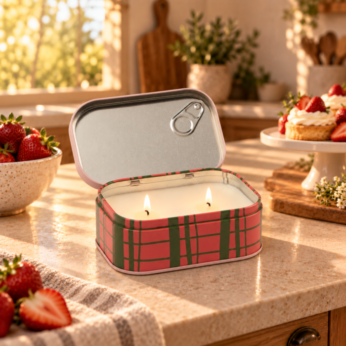 Αρωματικό Κερί Σόγιας Paddywax "Bistro Strawberry"