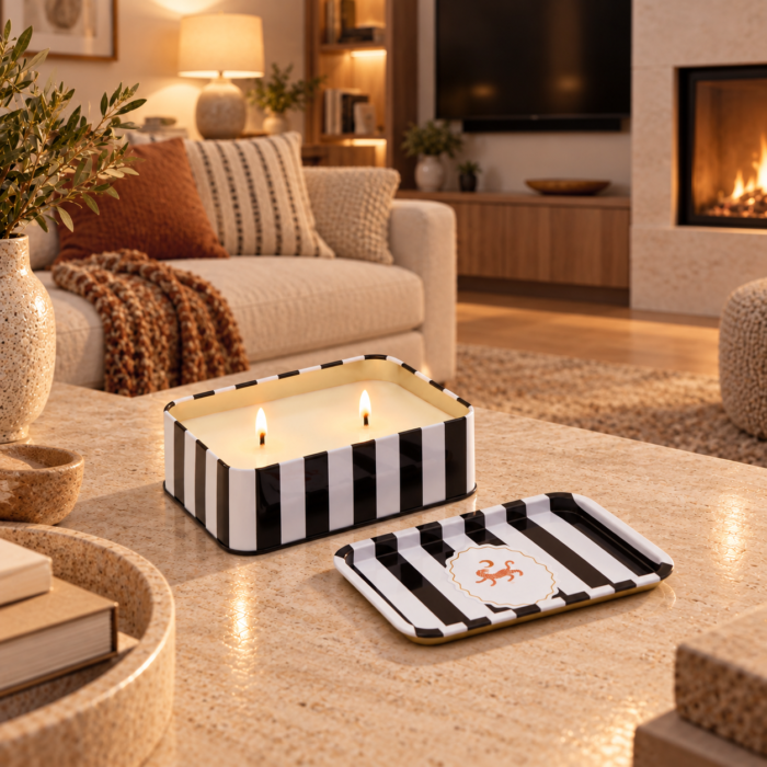 Αρωματικό Κερί Σόγιας Paddywax "Black Cedar & Fig"