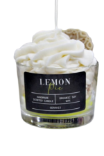 Αρωματικό Κερί Σόγιας “Lemon Pie” Σε Ποτήρι