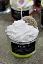 Αρωματικό Κερί Σόγιας “Lemon Pie” Σε Ποτήρι