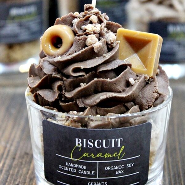 Αρωματικό Κερί Σόγιας “Biscuit Caramel” Σε Ποτήρι Αρωματικό Κερί Σόγιας “Biscuit Caramel” Σε Ποτήρι