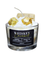 Αρωματικό Κερί Σόγιας Παγωτό “whisky caramel” Σε Γυάλινο Ποτήρι