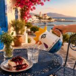 Χειροποίητη Κεραμική Κανάτα-Κόκορας Αίγινας