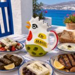 Χειροποίητη Κεραμική Κανάτα-Κόκορας Αίγινας