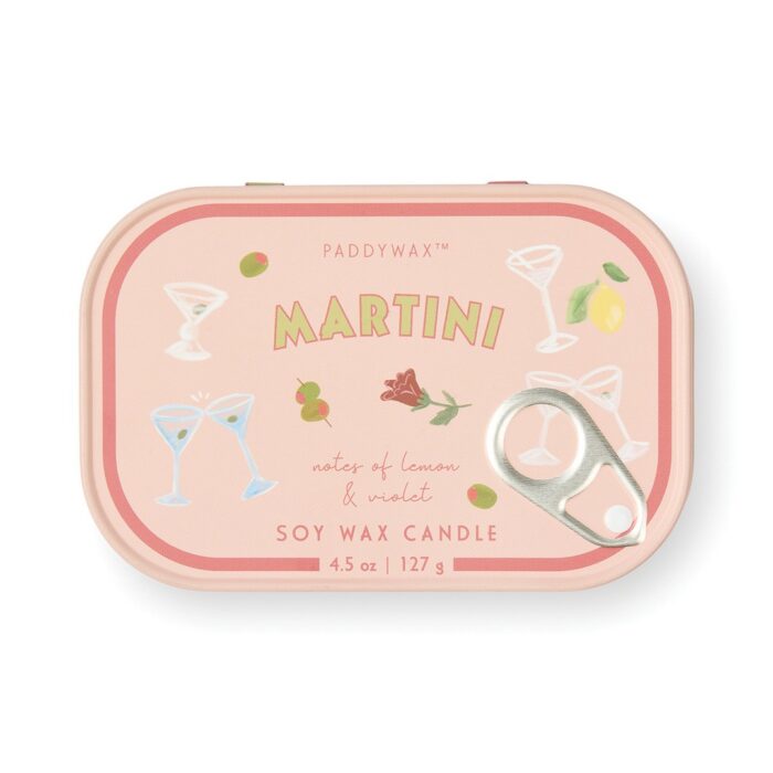 Αρωματικό Κερί Σόγιας Paddywax “Bistro Martini Lemon & Violet”